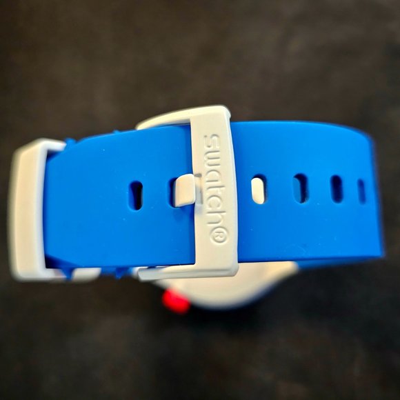 NASA "Jumpsuit" Swatch BIG BOLD + EXTRA OEM Jumpsuit strap(!) EUC - Picture 4 of 16